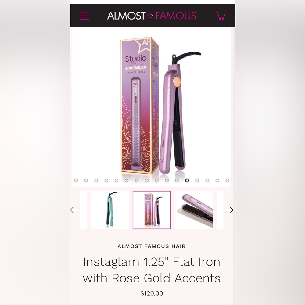 Pink Hair Styling Tool - Picture 2 of 3